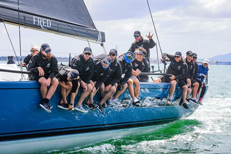 Festival of Sails - Skipper Sebastian Bohm and the crew of Smuggler photo copyright Leigh McClusky taken at Royal Geelong Yacht Club and featuring the IRC class