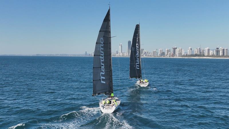 Maritimo Racing on day Bartercard Sail Paradise Day 1 photo copyright SYC taken at Southport Yacht Club, Australia and featuring the IRC class