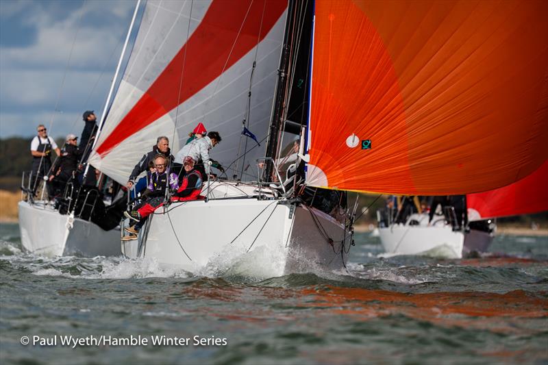 Elysium IV during 42nd Hamble Winter Series - Week 2 photo copyright Paul Wyeth / www.pwpictures.com taken at Hamble River Sailing Club and featuring the IRC class