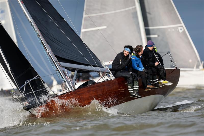 Wavetrain - 42nd Hamble Winter Series - Week 5 photo copyright Paul Wyeth / www.pwpictures.com taken at Hamble River Sailing Club and featuring the IRC class