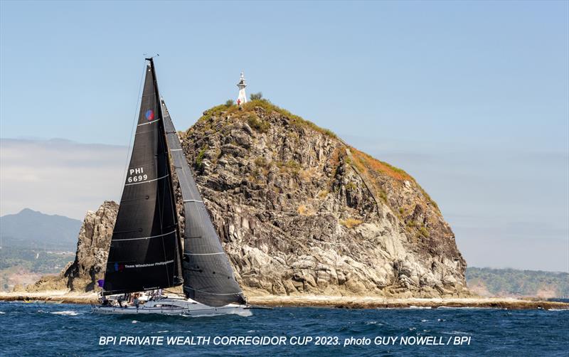 Misty Mountain rounds Monja. BPI Corregidor Cup 2023 - photo © Guy Nowell / BPI