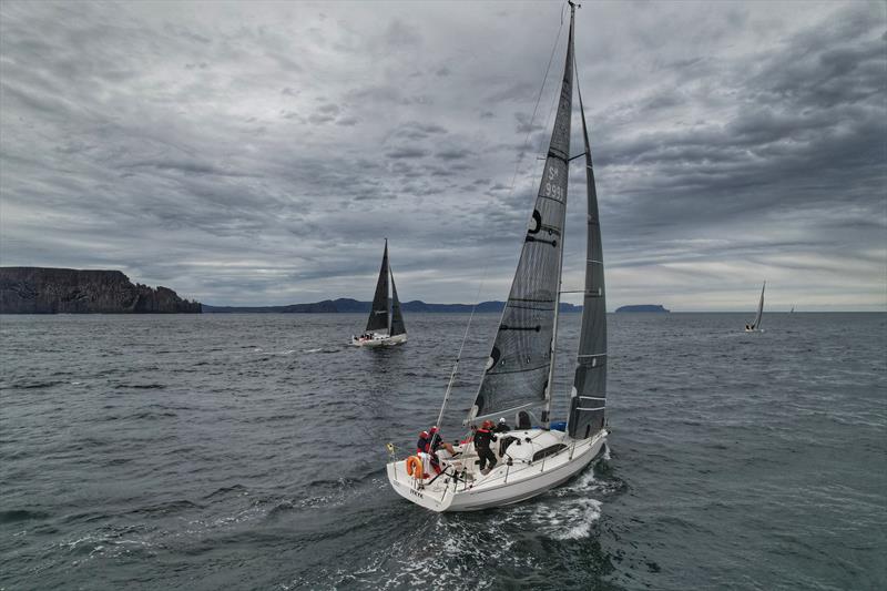 YKYK heading to Cape Raoul photo copyright Sam Cotrell-Davies taken at Derwent Sailing Squadron and featuring the IRC class