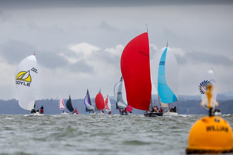 42nd Hamble Winter Series - Week 7 photo copyright Paul Wyeth / www.pwpictures.com taken at Hamble River Sailing Club and featuring the IRC class