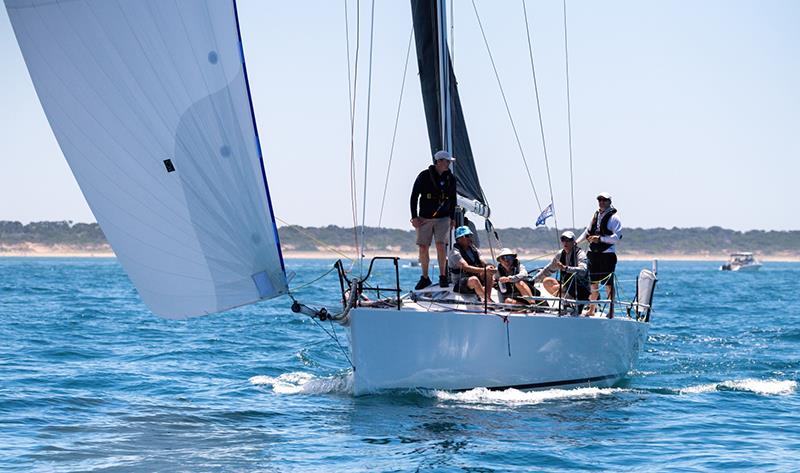 Ginan's quest for AMS victory after last year's near miss - Melbourne to Hobart Yacht Race photo copyright Michael Currie taken at Ocean Racing Club of Victoria and featuring the IRC class