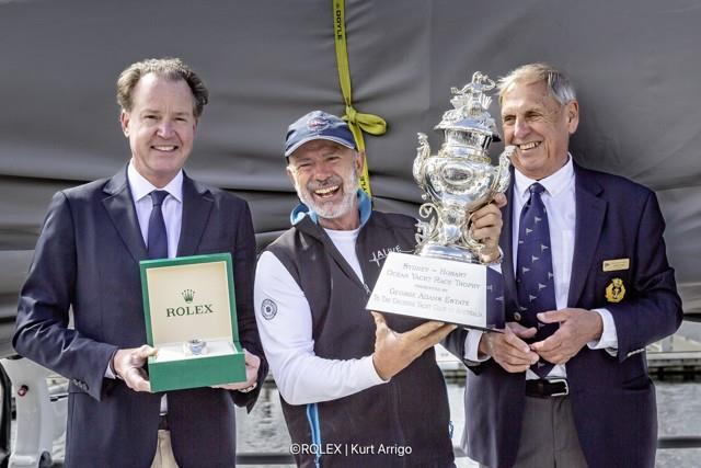 Rolex Sydney Hobart Yacht Race - Alive - Duncan Hine (TAS) - Reichel / Pugh 66 - December 2023 photo copyright Kurt Arrigo / Rolex taken at Royal Yacht Club of Tasmania and featuring the IRC class