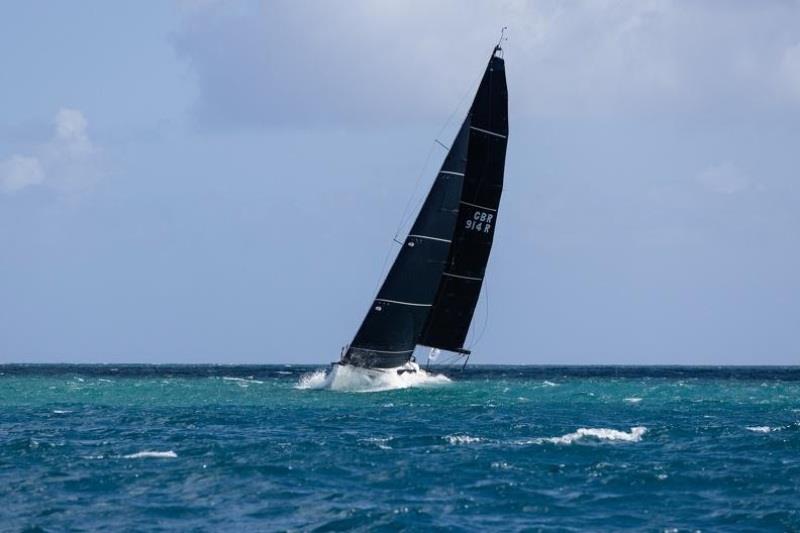 Two-Handed Tigris heads for the finish line off Quarantine Point, Grenada - photo © Arthur Daniel / RORC
