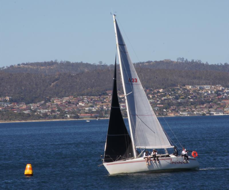 Hobart Combined Clubs Long Race Series - Race 4: Invincible wins PHS and ORC in Division 2 photo copyright Andrew Burnett taken at Royal Yacht Club of Tasmania and featuring the IRC class