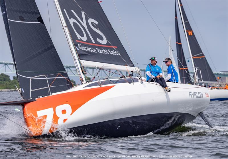 Brothers Ken and Brad Read sailed the Sun Fast 3300 Avalon to victory in the Ida Lewis Distance Race Doublehand Class photo copyright Stephen R Cloutier taken at Ida Lewis Yacht Club and featuring the IRC class