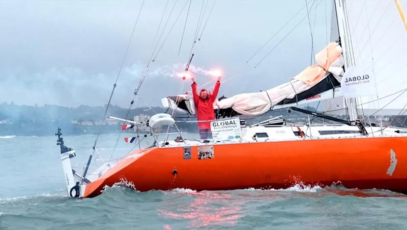 Philippe Delamare wins the Global Solo Challenge photo copyright Philippe Delamare - Mowgli @globalsolochallenge taken at  and featuring the IRC class
