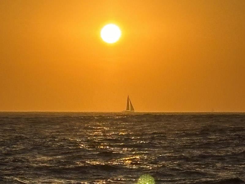 French Bred skippered by Tom Hosking, sailing at sunrise in the Melbourne to King Island Ocean Yacht Race - photo © Brian Mills