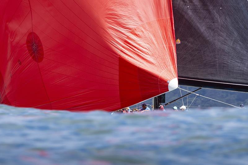 A big kite without not enough air to fill it - 2024 Pittwater to Coffs Yacht Race - photo © Andrea Francolini