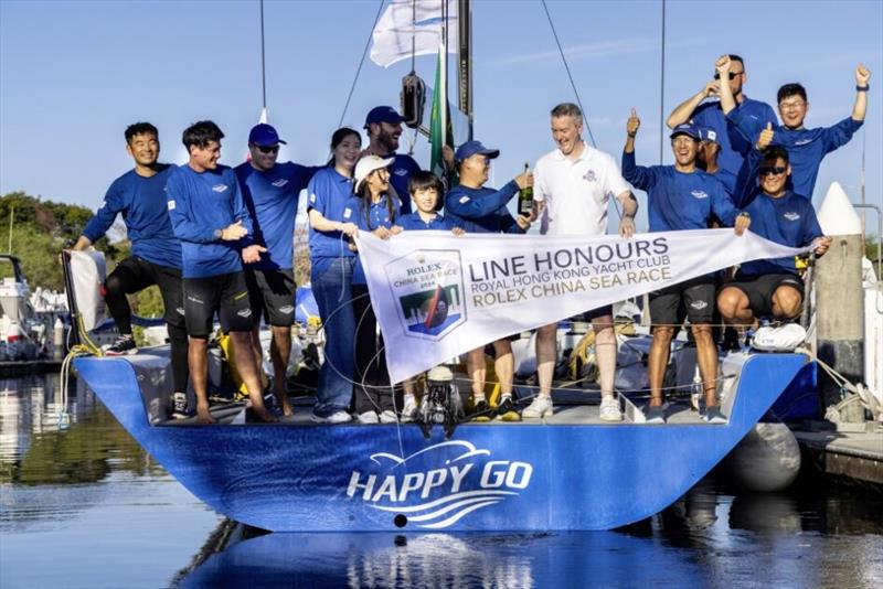 Happy Go - 2024 Rolex China Sea Race, Day 4 photo copyright Rolex / Andrea Francolini taken at Royal Hong Kong Yacht Club and featuring the IRC class