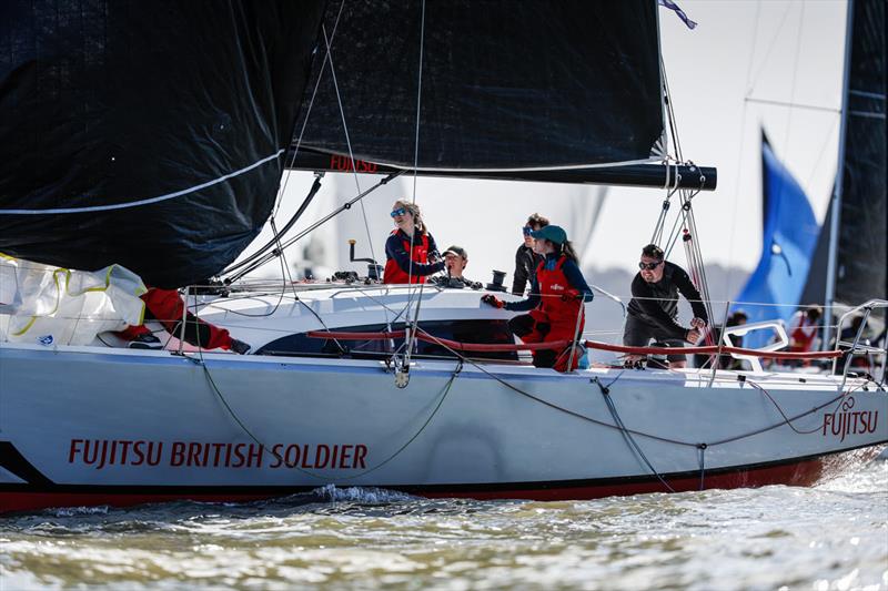 Sun Fast 3600 3600 Fujitsu British Soldier  - 2024 RORC Easter Challenge - Day 2 - photo © Paul Wyeth / RORC