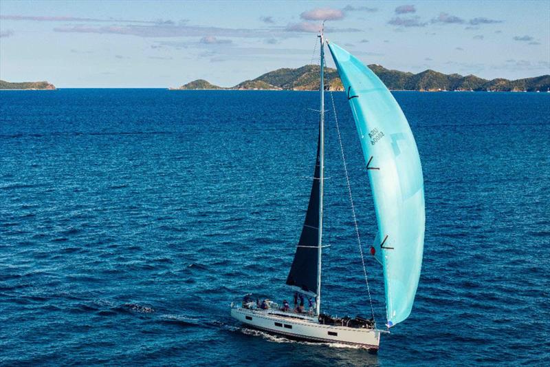 Easter Sunday pre-regatta training on Woody Cullen's Swan 58 (USA) Wavewalker - BVI Spring Regatta & Sailing Festival photo copyright Alex Turnbull / Tidal Pulse taken at Royal BVI Yacht Club and featuring the IRC class