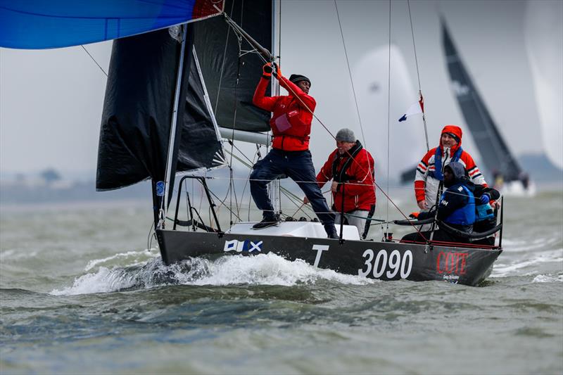 Grieg City Academy's Cote skippered by Kai Hockley - 2024 RORC Easter Challenge photo copyright Paul Wyeth / RORC taken at Royal Ocean Racing Club and featuring the IRC class