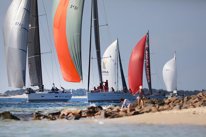 Sail Port Stephens Passage Series Day 2 photo copyright Promocean Media taken at Newcastle Cruising Yacht Club and featuring the IRC class