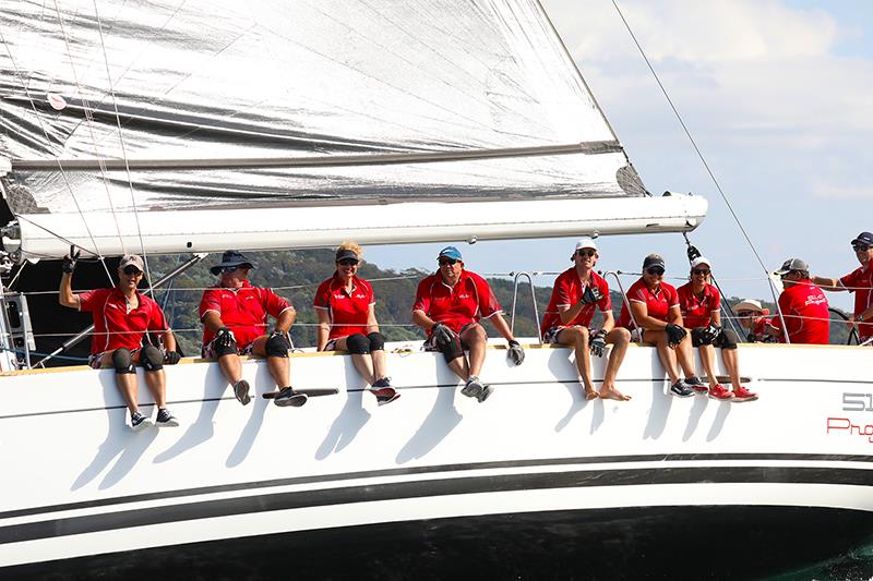Sail Port Stephens Passage Series Day 3 happy crew - photo © Promocean Media
