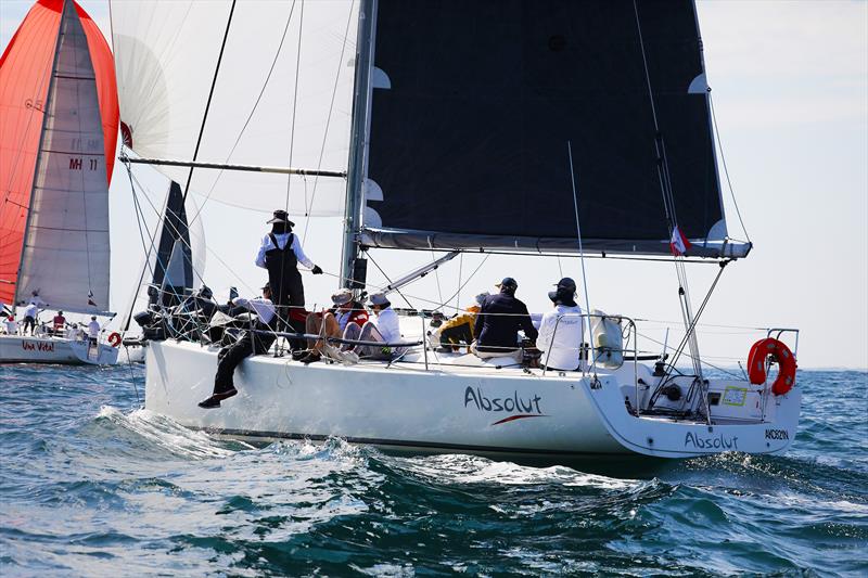 Sail Port Stephens Passage Day 4 - Absolut photo copyright Promocean Media taken at Newcastle Cruising Yacht Club and featuring the IRC class