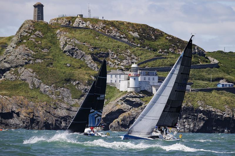 Coquine entered by Alan Hannon competing for the Royal Ocean Racing Club and Elixir entered by Ryan Wilson competing for Quoile Yacht Club in the SSE Renewables Round Ireland Race - photo © David Branigan / Oceansport