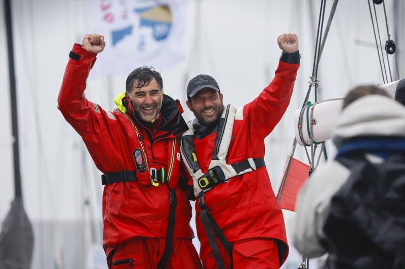 Jean-André Hebel with Jerome Aubert - photo © Paul Wyeth / RORC