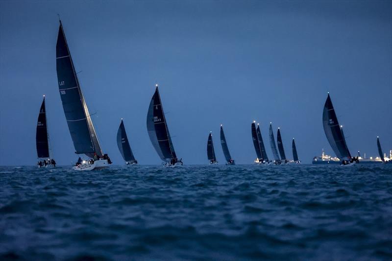 RORC Fleet leaving The Solent - photo © Paul Wyeth / RORC