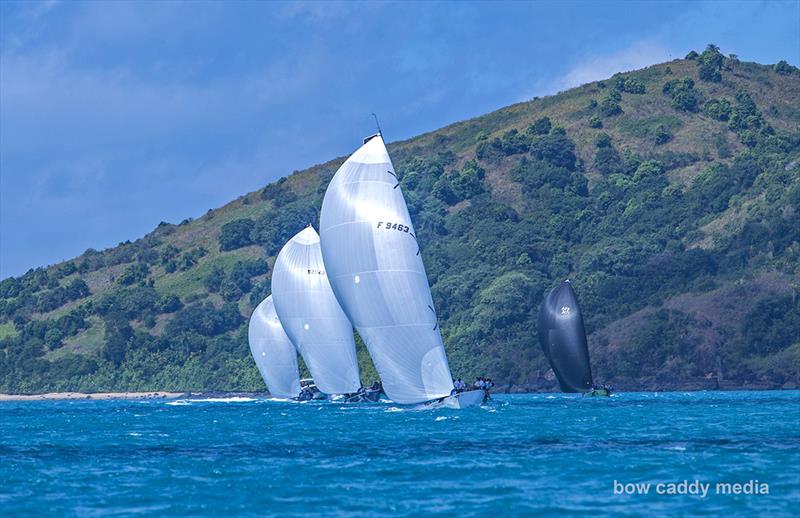 Dent Island line-up photo copyright Bow Caddy Media taken at Hamilton Island Yacht Club and featuring the IRC class