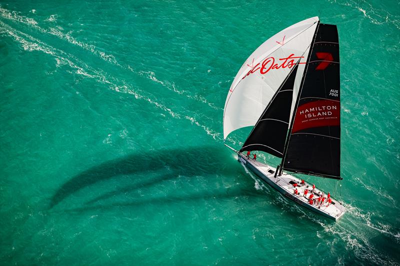 Wild Oats X in her home waters - Hamilton Island Race Week - photo © Salty Dingo
