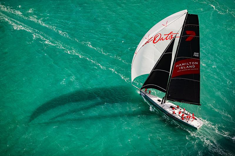 Wild Oats X in her home waters - Hamilton Island Race Week - photo © Salty Dingo