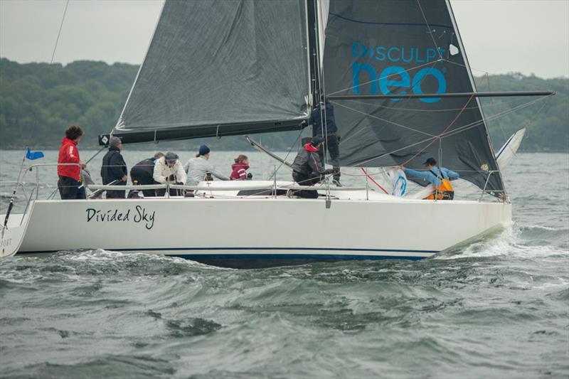 Vincent and Kristina McAteer of East Greenwich have raced in Divided Sky, their Mills/Summit 35, since the first Sail for Pride in 2001 photo copyright Sail Newport taken at Sail Newport and featuring the IRC class