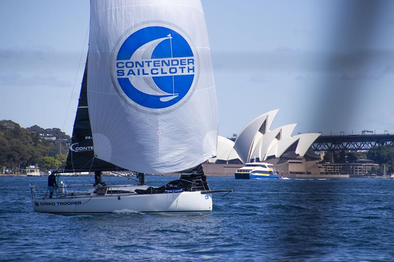 Disko Trooper_Contender Sailcloth at the start of the Noakes Sydney Gold Coast Yacht Race photo copyright CYCA | Ashley Dart taken at Cruising Yacht Club of Australia and featuring the IRC class