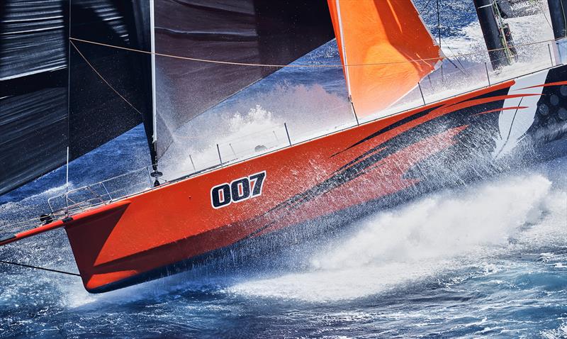 Master Lock Comanche stretching its legs as she leaves Sydney Harbour - 2024 Rolex Sydney Hobart Yacht Race photo copyright ROLEX | Carlo Borlenghi taken at Cruising Yacht Club of Australia and featuring the IRC class
