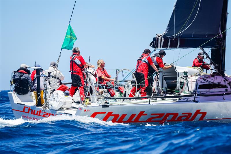 If all goes to plan, Chutzpah is scheduled to finish at midday on December 29 - 2024 Rolex Sydney Hobart Yacht Race photo copyright CYCA | Salty Dingo taken at Cruising Yacht Club of Australia and featuring the IRC class