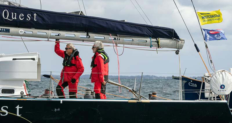 Quest with experience onboard - 52nd Melbourne to Hobart Yacht Race photo copyright Al Dillon taken at Ocean Racing Club of Victoria and featuring the IRC class