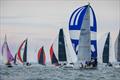 Fleet passing Portsmouth - JOG Lewmar Lonely Tower and TeamO Great Escape race weekend © Paul Wyeth / www.pwpictures.com