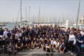 All crew and skippers at DOSC before the race - 32nd ARAMEX Dubai to Muscat Sailing Race © Mikey Brignall