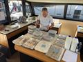 Eating well on Slingshot chef Pierre - 2025 Pittwater to Coffs Harbour Yacht Race © Dara Johnston