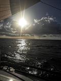 Stunning sunset taken from Luna Blue  - Pittwater to Coffs Harbour Yacht Race © Luna Blue