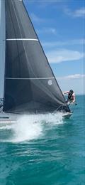 Fowey to St Mawes Coastal Race - Harry on the bow of Dakota © Paddy Scullion