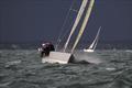 Apocalyptic conditions during an evening race in July at Lymington