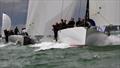 Zen (AUS) ahead of Caro (NZL) - AC1 (50fters) - Inshore racing - 2025 Admirals Cup - Cowes - July 2025 © Richard Gladwell - Sail-World.com/nz