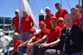 RYCT Commodore with 80th ROLEX Sydney Hobart Yacht Race volunteers &copy; Jane Austin