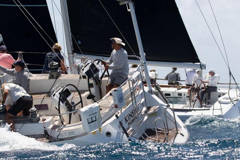 51st St. Thomas International Regatta Day 2: Kinship, a Baltic 52 helmed by the USA's Ryan Walsh, leads the CSA Racing class photo copyright STIR / www.ingridabery.com taken at St. Thomas Yacht Club and featuring the IRC class