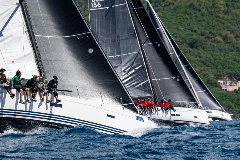 Competitive start in the Racing Class - BVI Spring Regatta & Sailing Festival - photo © Alex Turnbull / Tidal Pulse Media