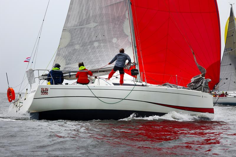 Sail Port Stephens Passage Series Ataraxia 1st Div 3 - Sail Port Stephens 2025 Passage Series photo copyright Promocean Media taken at Newcastle Cruising Yacht Club and featuring the IRC class