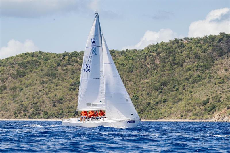 A family affair on IC24 Big Island (ISV), skippered by Chris Stanton - BVI Spring Regatta & Sailing Festival - photo © Alex Turnbull / Tidal Pulse Media