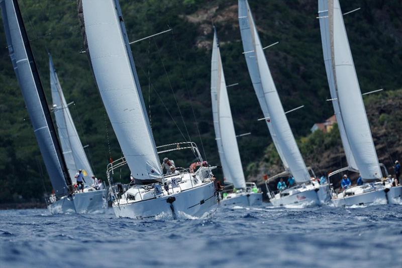 The bareboat fleet at Antigua Sailing Week - Antigua Sailing Week - photo © Paul Wyeth - pwpictures.com