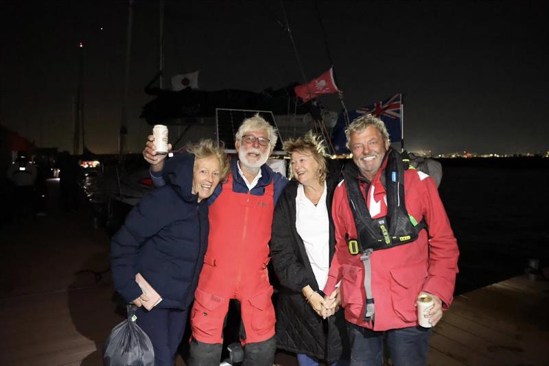 Quest with family soon after finishing the Melbourne Osaka Cup - photo © Kazuyoshi Yamano