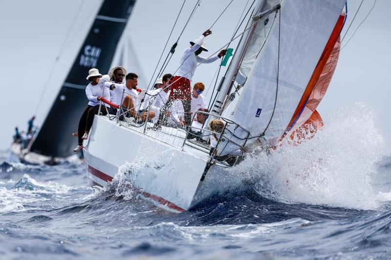 Carlo Falcone's IOR racer Caccia Alla Volpe - 2025 Antigua Race Week photo copyright Paul Wyeth / pwpictures.com taken at Antigua Yacht Club and featuring the IRC class