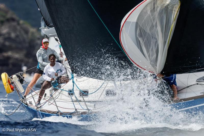 Katy Campbell's Salona 45 Panacea X - Antigua Sailing Week - photo © Paul Wyeth / pwpictures.com