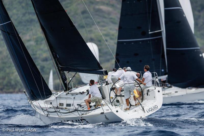 Richard Matthews' Oystercatcher has Y2K members as part of the crew on day 4 at Antigua Sailing Week - photo © Paul Wyeth / pwpictures.com
